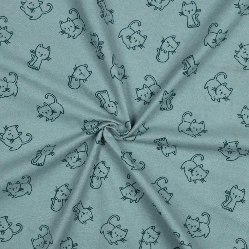 Flanelis-kai uz mint fona 165 g/m²