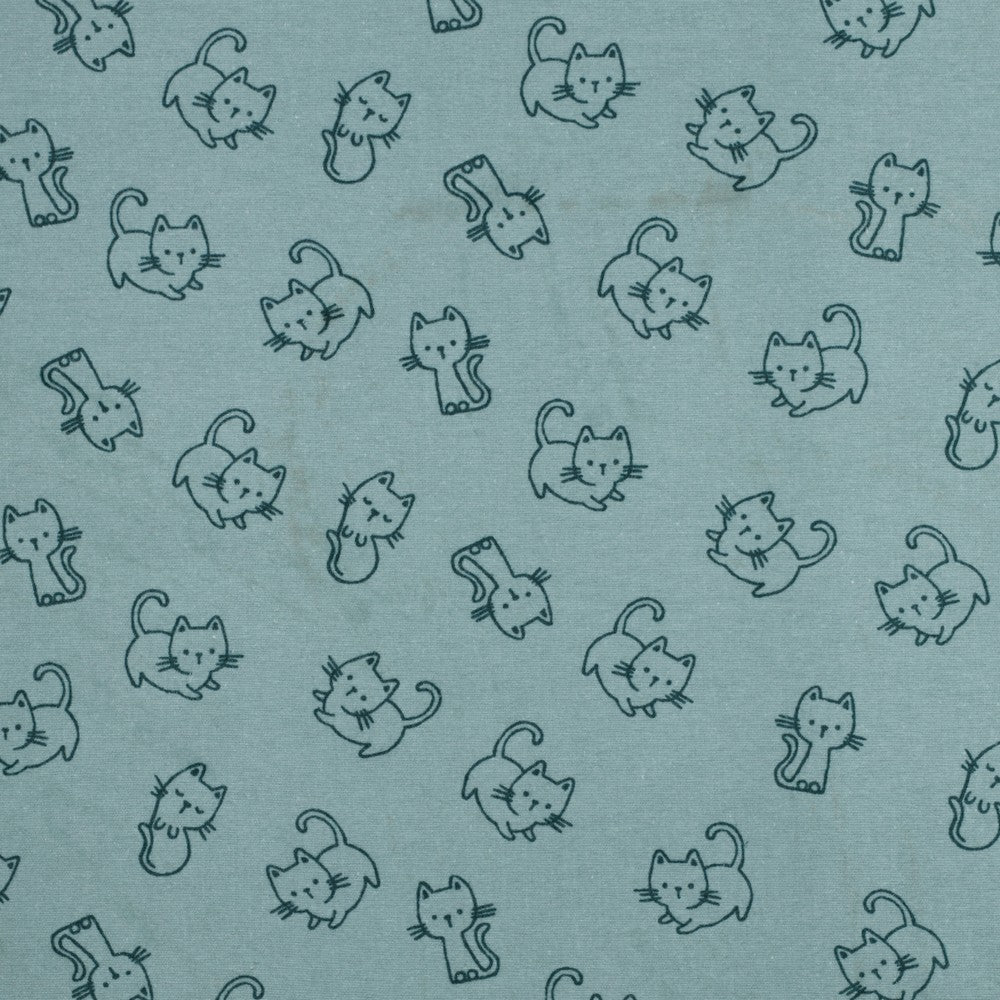 Flanelis-kai uz mint fona 165 g/m²