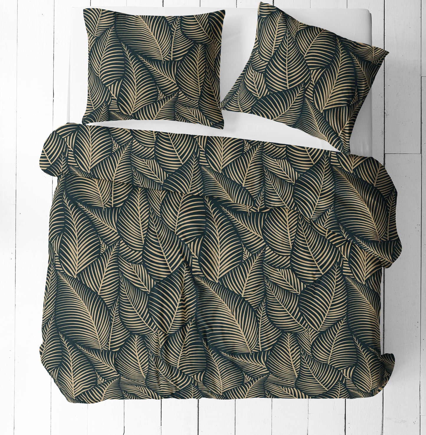 100 % tissu en coton - feuilles 125 g/m