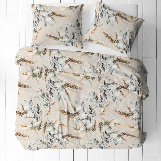 100% cotton fabric - ears of grain 125 g/m²