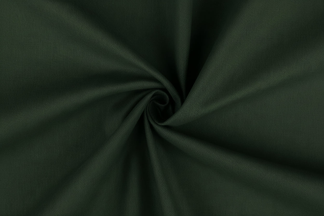 Image with 100% cotton fabric - cool green (bottle green) 125 g/m² – available at Šarlote fabrics