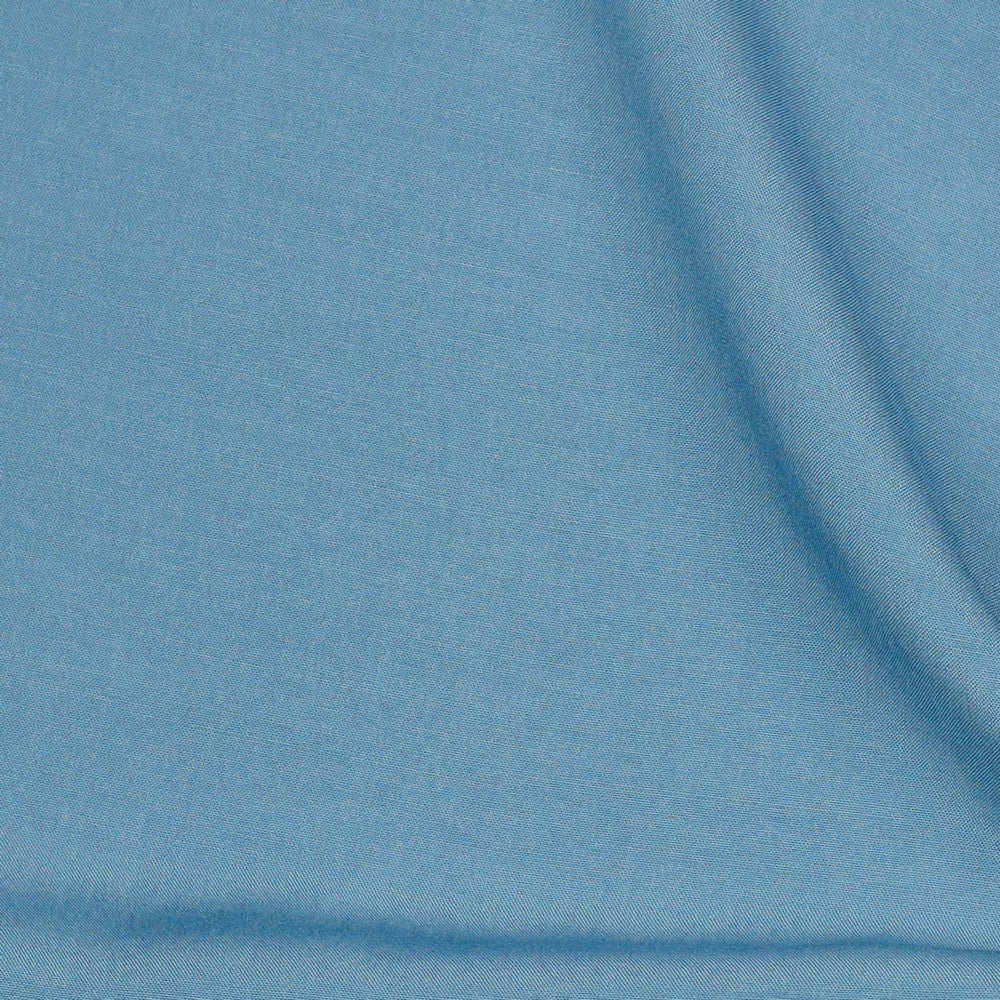100% Viskozes audums - dūmakaini zils 110 g/m²