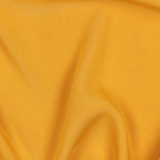 100% Viscose fabric - mustard yellow 110 g/m²