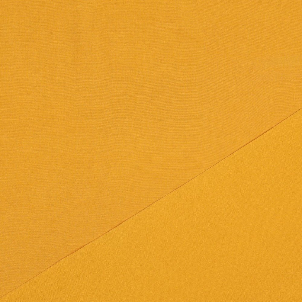 100% viscose fabric - mustard yellow 110 g/m²