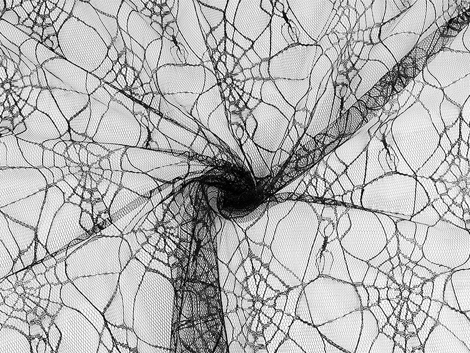 Dill | netting - spider web 27 g/m² - black