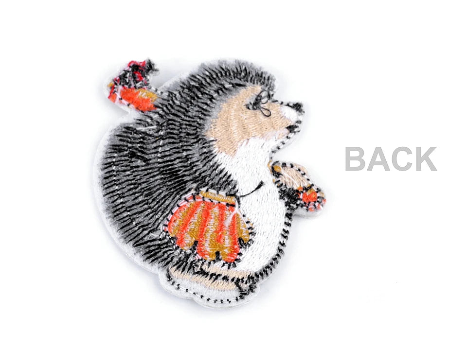 Uzgludināma aplikācija "Ezītis" 5,3 x 6,2 cm