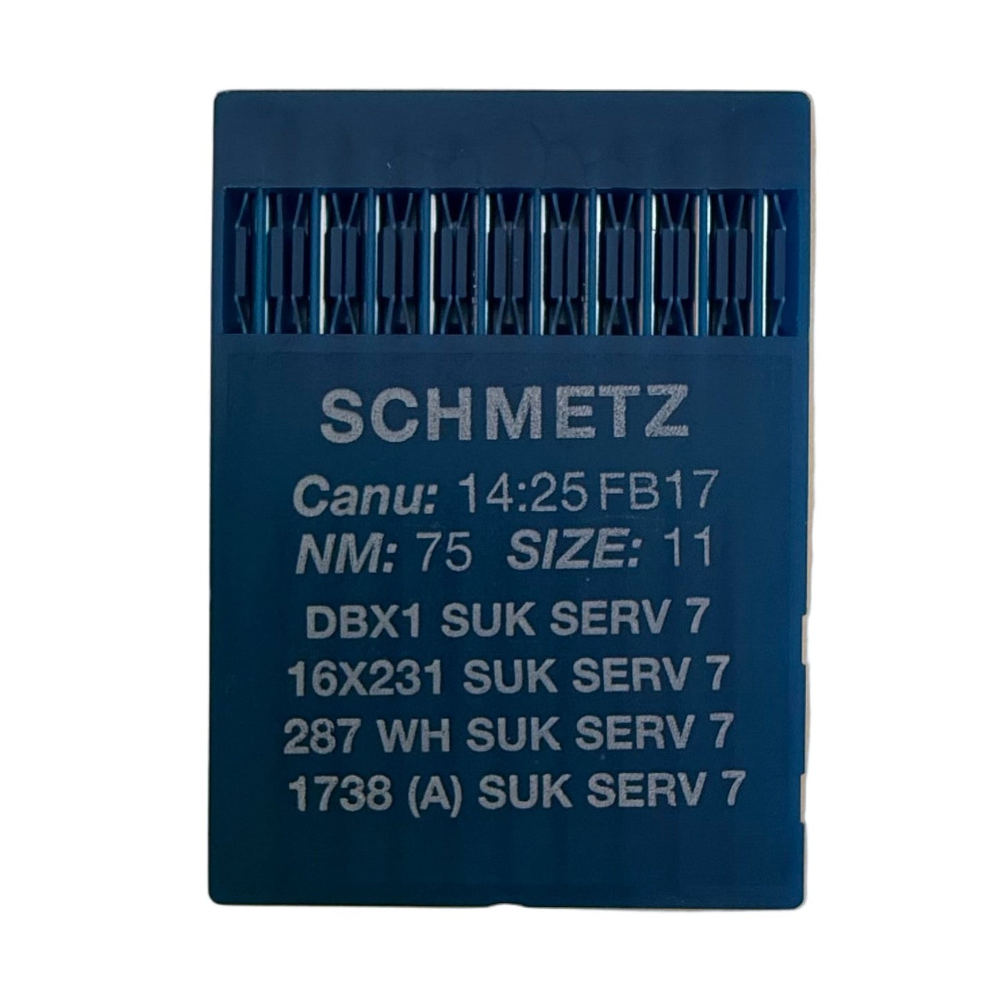Adhesive needles for industrial sewing machines SCHMETZ DBx1 SUK SERV 7 – for knitwear, denim, and stretch materials (10 pcs.)