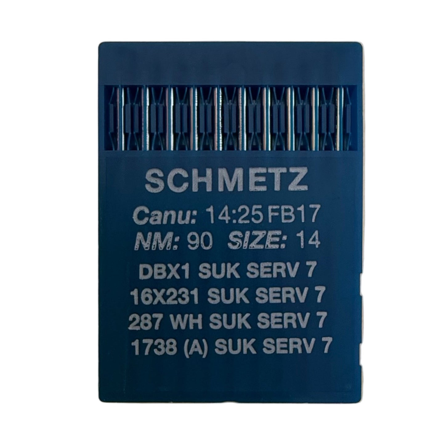 Adhesive needles for industrial sewing machines SCHMETZ DBx1 SUK SERV 7 – for knitwear, denim, and stretch materials (10 pcs.)