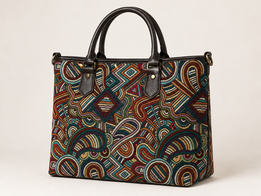 Tapisserie mit abstraktem Muster