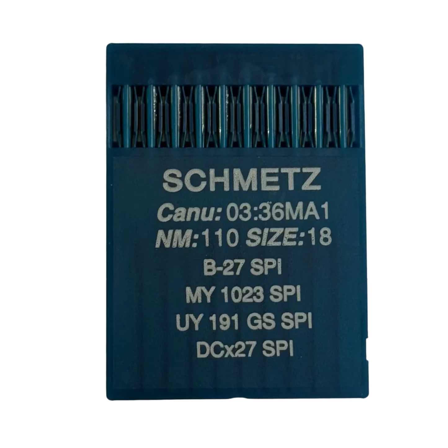 German
Industrielle Overlock-Nadeln SCHMETZ DCx27 (B-27) SPI für dicke und dünne Stoffe - 10 Stk.