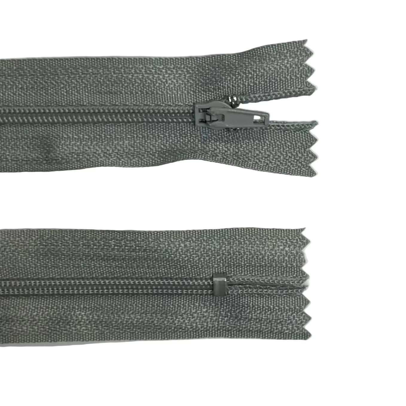 Fermeture éclair fermée - gris