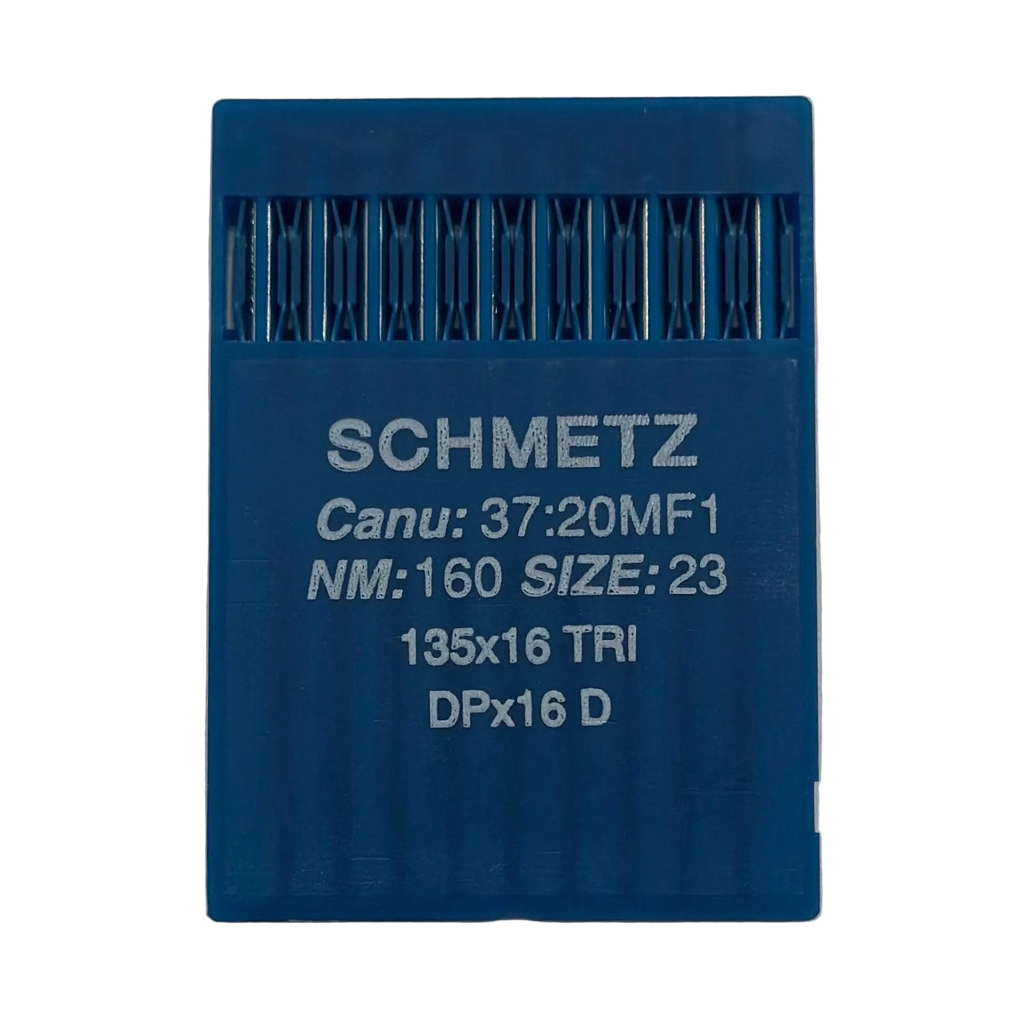 Image des aiguilles pour machines à coudre industrielles SCHMETZ DPx17 D pour cuir (10 pièces) – disponible chez Šarlotes audumi