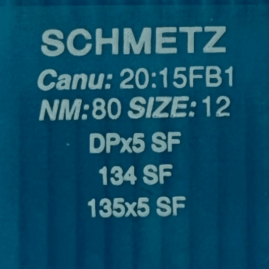 alt
Needles for industrial sewing machines SCHMETZ DPx5 SF SUK – for extra-fine knitwear (10 pcs.)