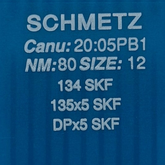 alt
Image with SCHMETZ DPx5 SKF industrial sewing machine needles – for very coarse knit fabrics (10 pcs.) – available at Šarlotes audumi