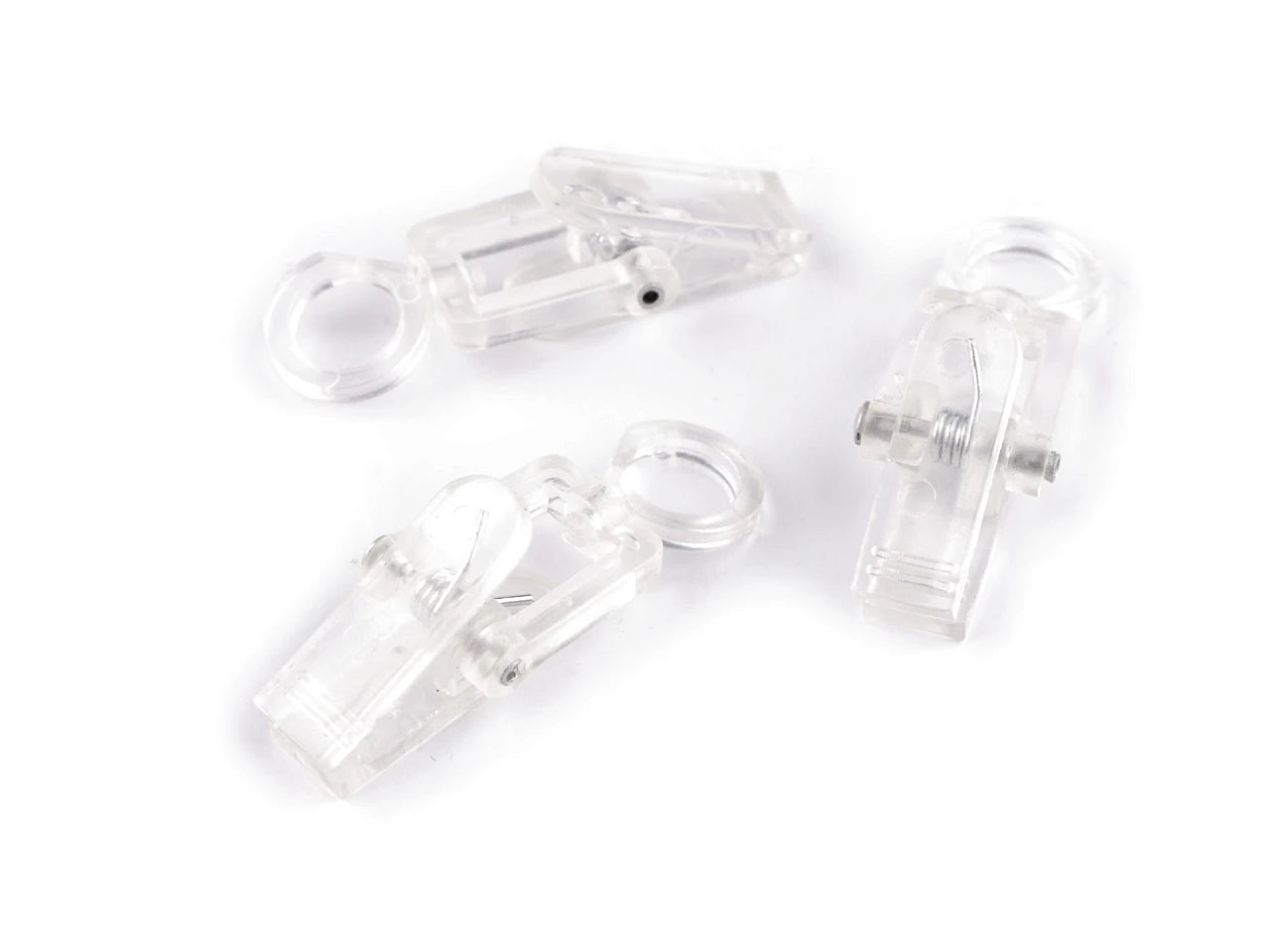 Pinces à rideaux (lot de 10) - transparentes