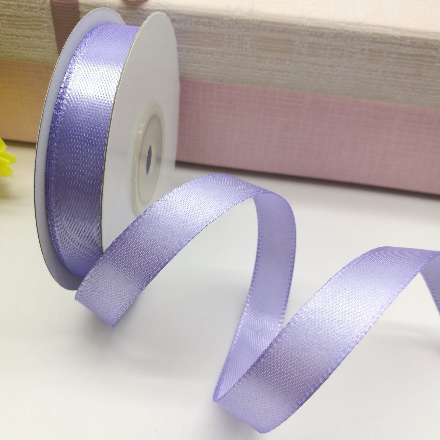 Satin ribbon - lilac 25 mm (pack of 25 m)
