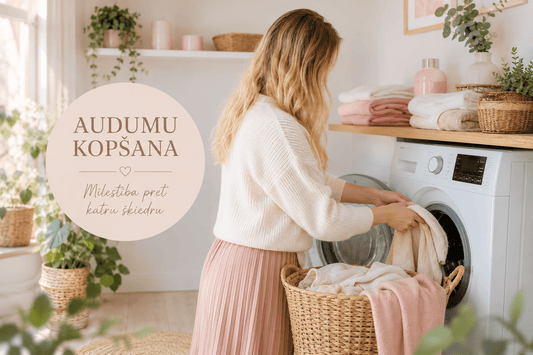 Image avec mémo d’entretien des tissus – ressource numérique GRATUITE – disponible chez Šarlotes audumi