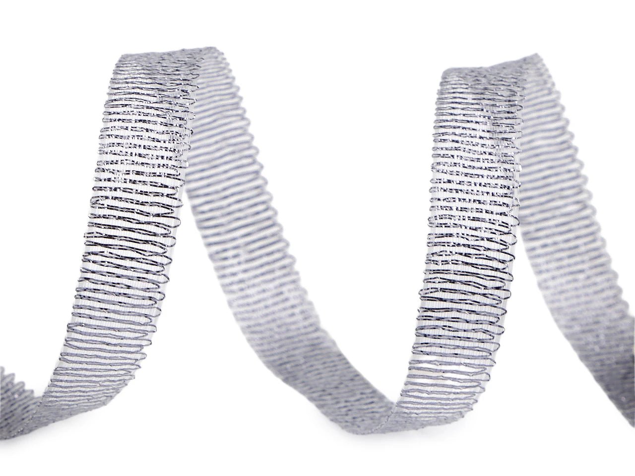Image avec ruban brocart avec lurex | largeur 10 mm, lot de 10 m | plusieurs teintes – disponible chez Šarlotes audumi