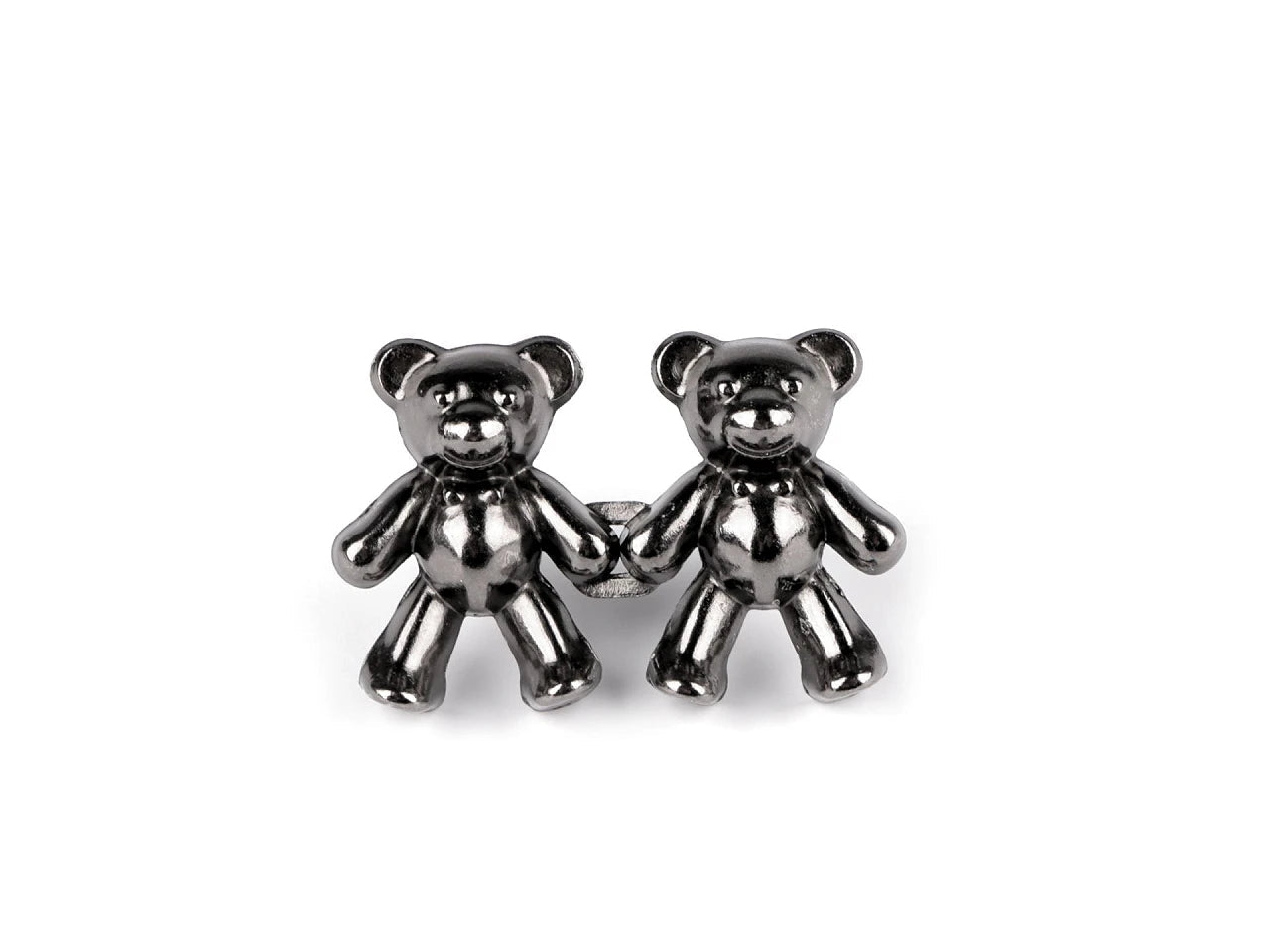 Image of decorative buckle – bear design 20×40 mm – available at Charlotte's Fabrics