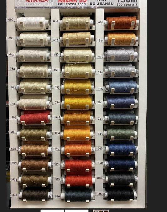 Thread spool for thick fabrics Amanda Arena No. 30 150 m - 830