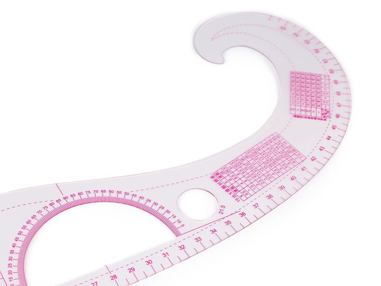 Tailor's ruler | curved pattern ruler