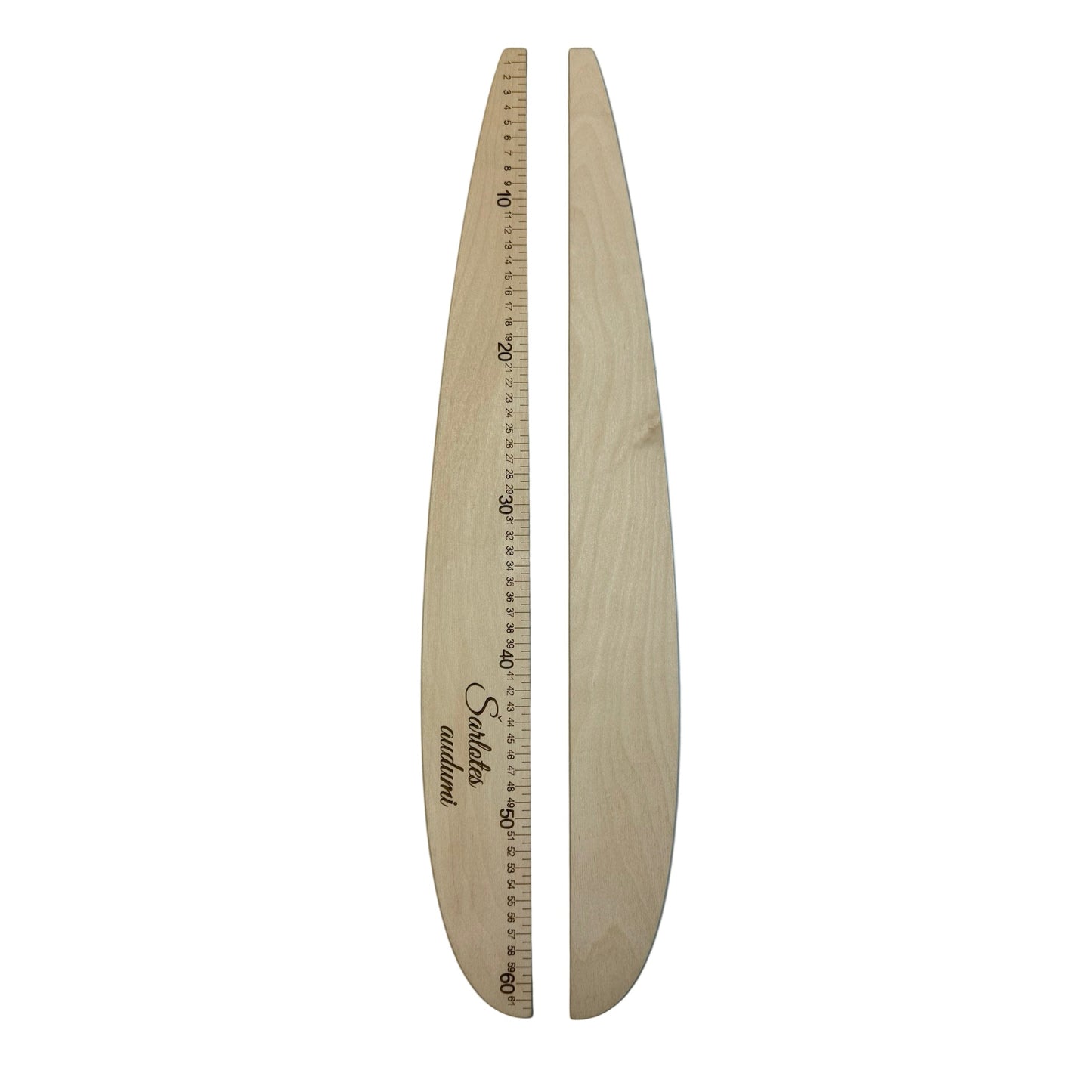 Image with tailor’s ruler | pattern ruler with curve A - 1 – available at Šarlotes audumi