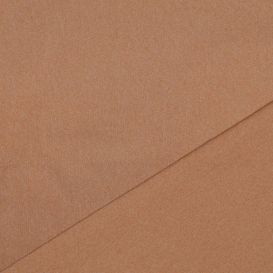 Denim fabric with elastane - brown 270 g/m²