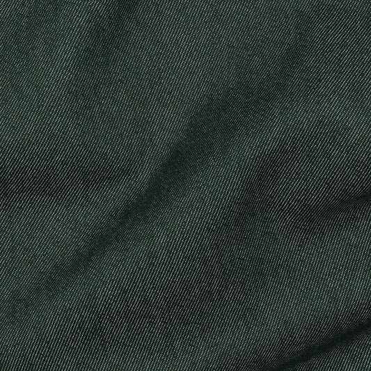 Denim fabric with elastane - dark green 270 g/m²
