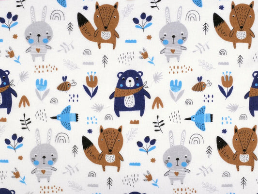 alt
Image of flannel bear, rabbit and fox – available online at Charlotte's Fabrics