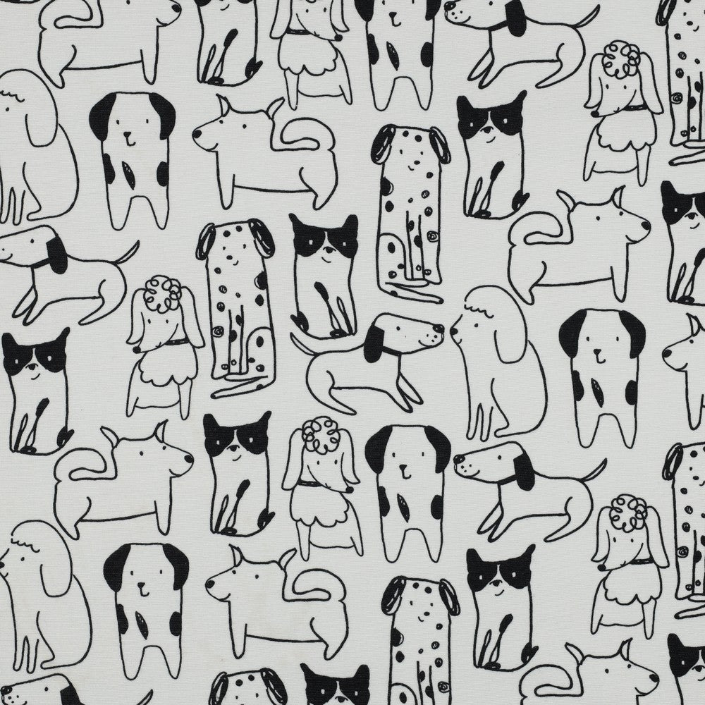 Image avec flanelle - chiens 165 g/m² – disponible chez Šarlotes audumi