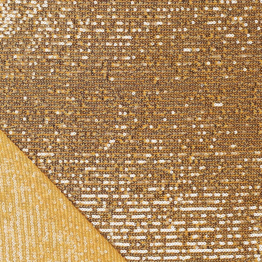 Image of gold sequin fabric - 285 g/m² – available at Šarlotes audumi