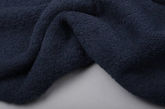 Terry fabric - dark blue 350 g/m²