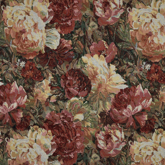 Attēls ar Gobelēns - sārtās peonijas 310 g/m² – pieejams Šarlotes audumi