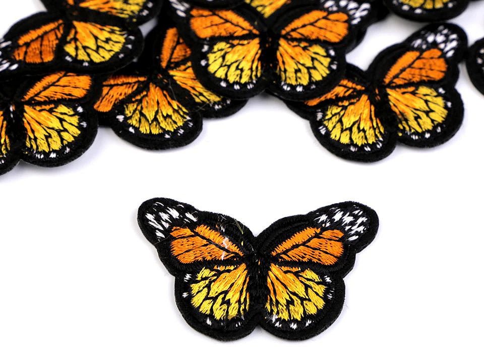 Ielāps uzgludināms Tauriņš | 4,3 mm x 29 mm | dažādi toņi