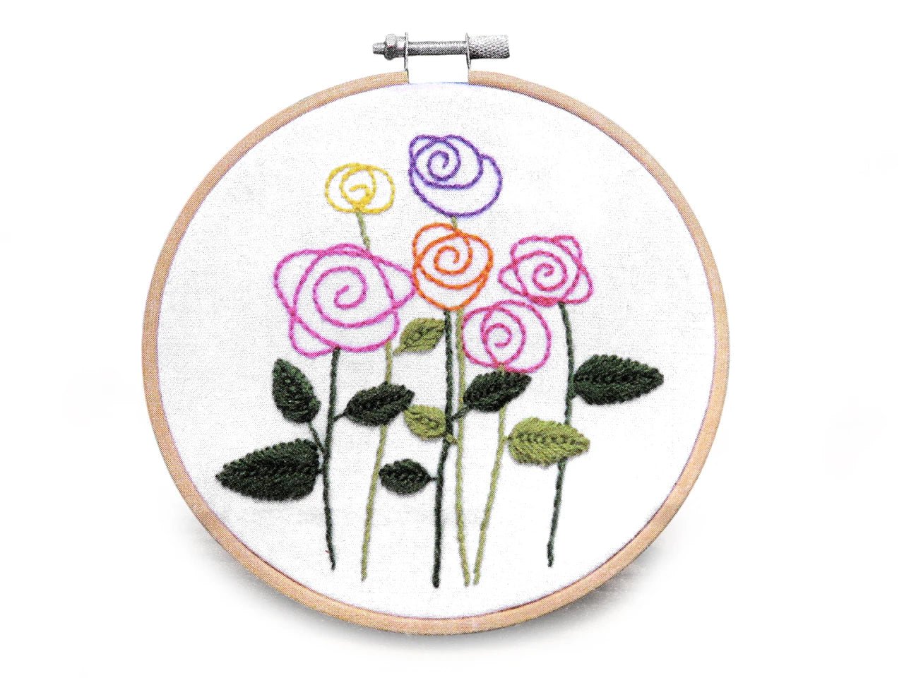 alt
Image with embroidery kit with pre-printed motif|various designs – available at Šarlotes audumi