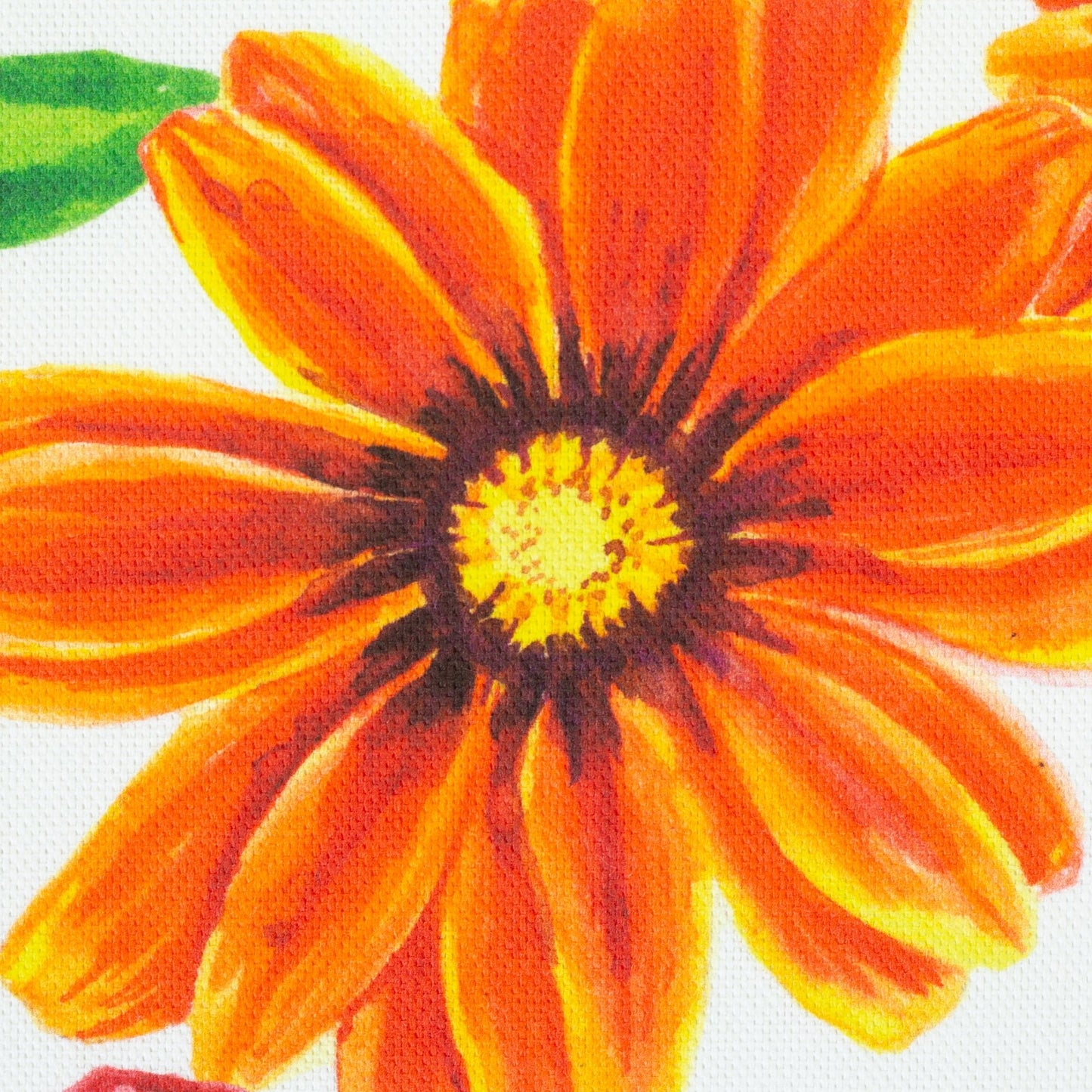 Canvas fabric - marigolds 210 g/m²