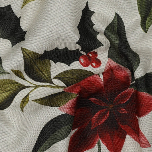 Image with canvas fabric-Christmas stars – available online at Charlotte's Fabrics