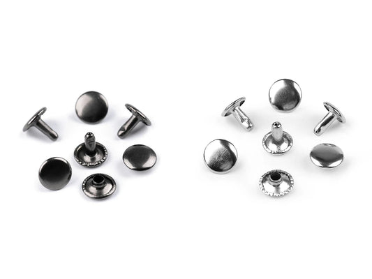 Rivets métalliques double face Ø10 mm - (100 pièces)