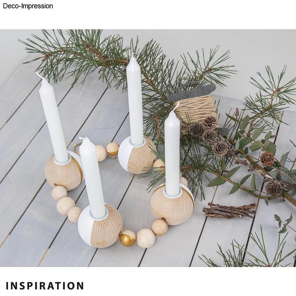 Image avec des perles en bois Ø18 mm | Bois naturel non traité – disponible chez Šarlotes audumi
