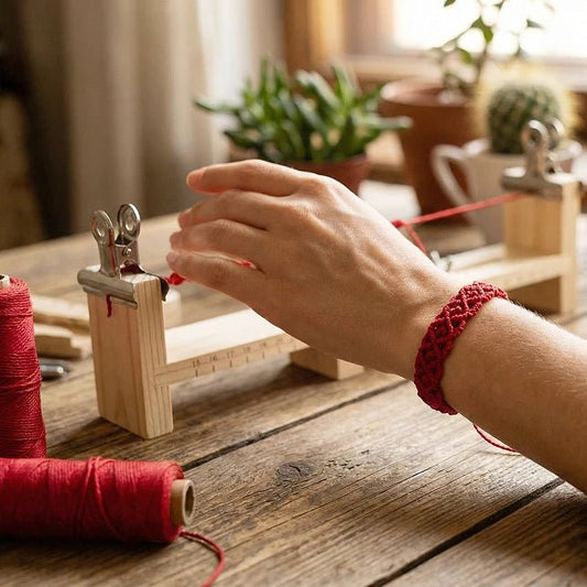 Attēls ar Koka stelles aproču aušanai – pieejams Šarlotes audumi