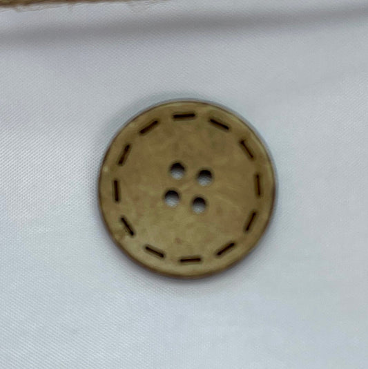Coconut buttons 28 mm