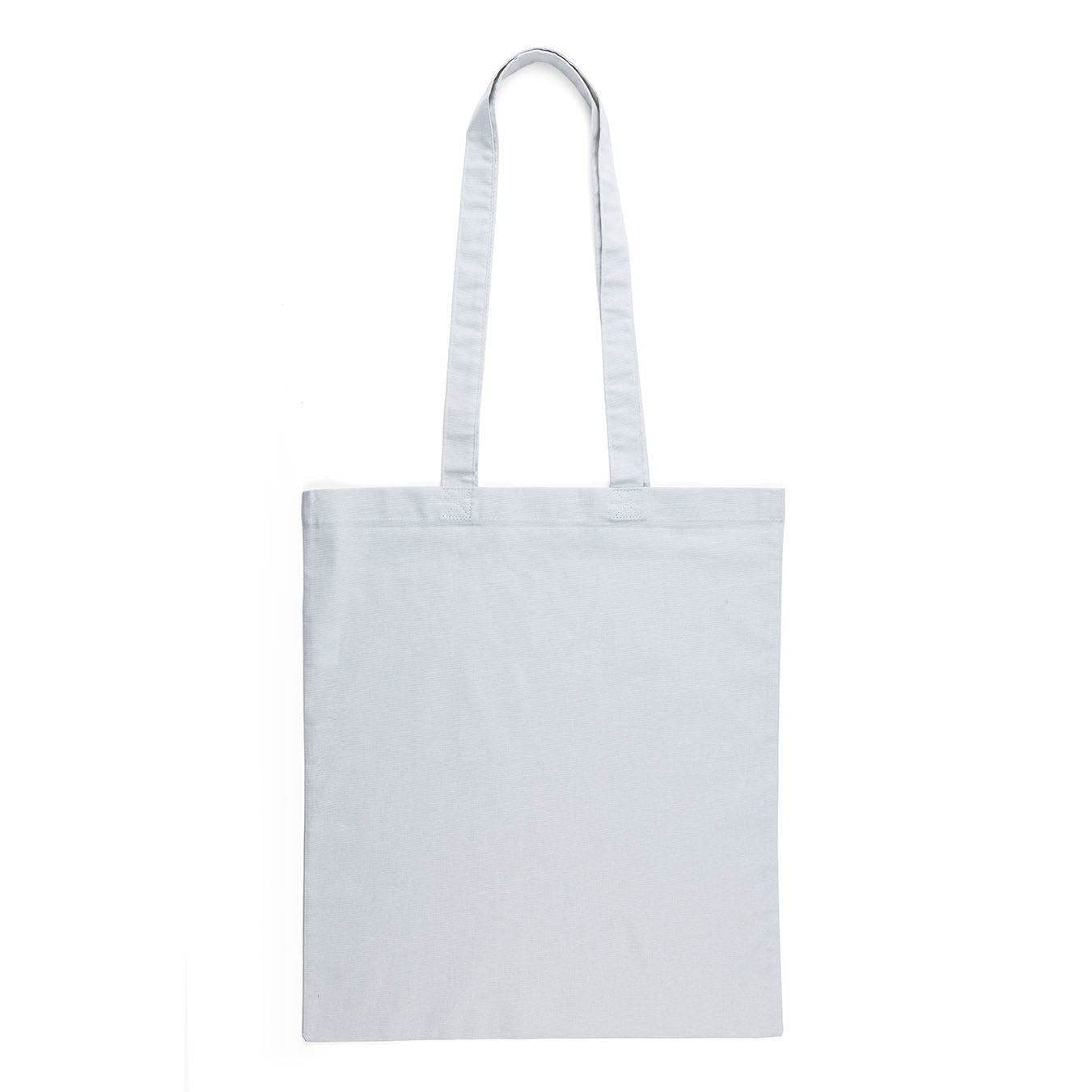 alt
Image of a cotton fabric bag with long handles 38 x 42 cm 140 g/m² - light grey – available at Šarlotes audumi