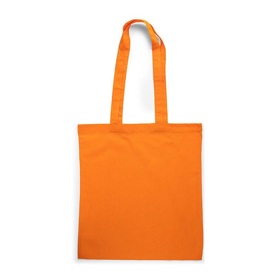 alt
Image of a cotton fabric bag with long handles 38 x 42 cm 140 g/m² - orange – available at Šarlotes audumi
