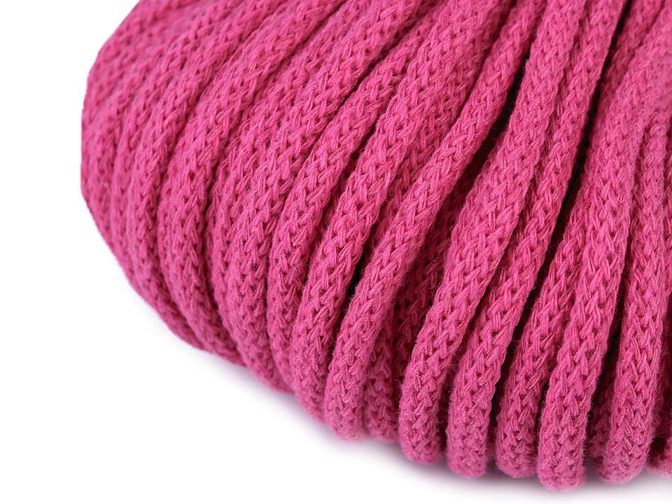 alt
Cotton cord 5 mm - fuchsia (10 m pack)