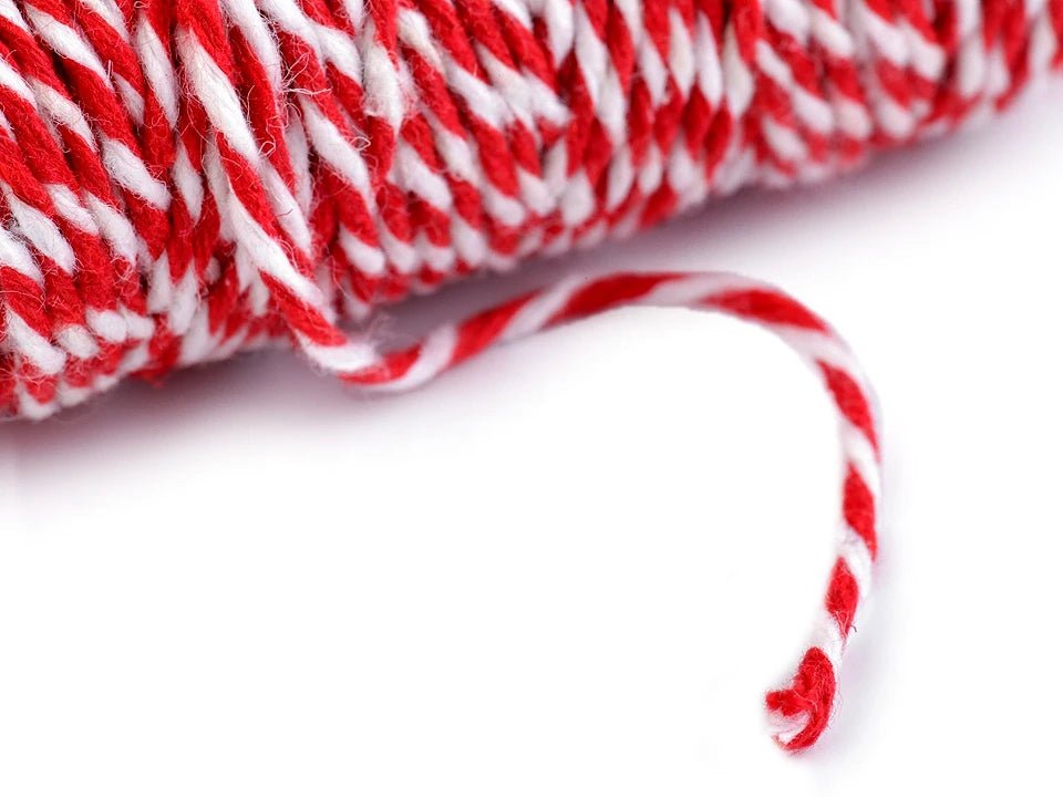 Image of Cotton cord Ø1.5 mm (two-color) – available at Šarlotes audumi