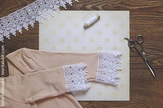 Cotton lace - 7 cm grey