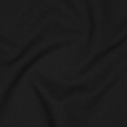 Image de tissu de costume avec élasthanne - noir 200 g/m² – disponible chez Šarlotes audumi