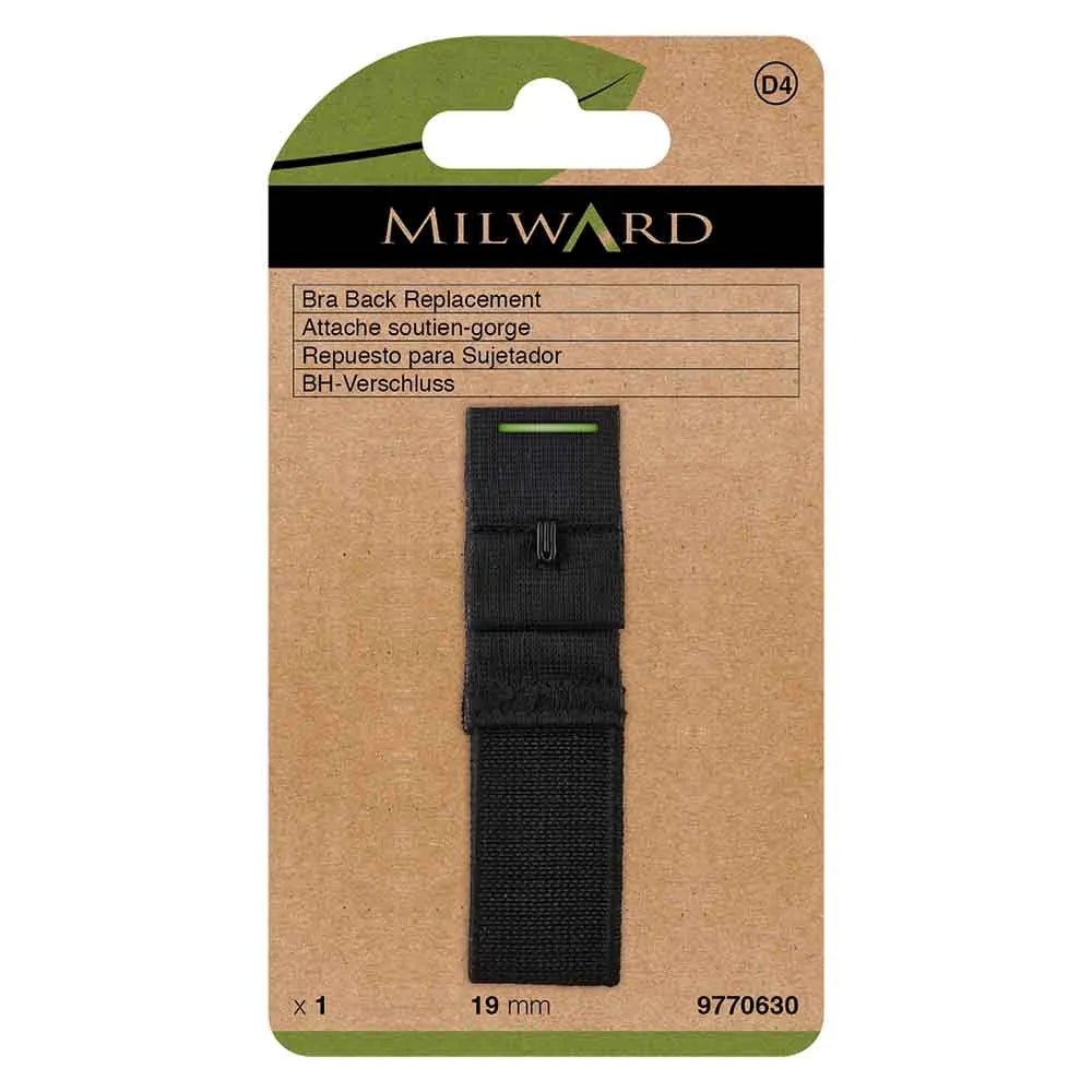 alt
Fermoir de soutien-gorge Milward |1 crochet, 19 mm| noir
