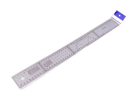 Ruler with markings 5x50 cm