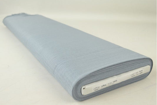 Leinen mit Viskose - rauchblau 200 g/m²